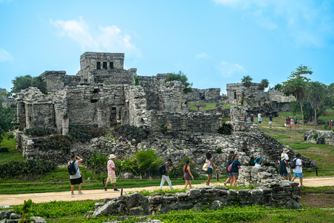 De Cancún: Passeio por Cobá, Cenote, Tulum e Playa del CarmenRecolha no hotel de Cancun