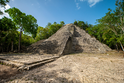 De Cancún: Passeio por Cobá, Cenote, Tulum e Playa del CarmenRecolha no hotel de Cancun