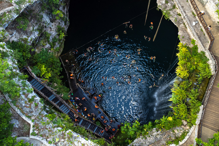 Riviera Maya: Chichén Itzá, Cenote &amp; Valladolid-turRundresa med mötesplats i Cancun