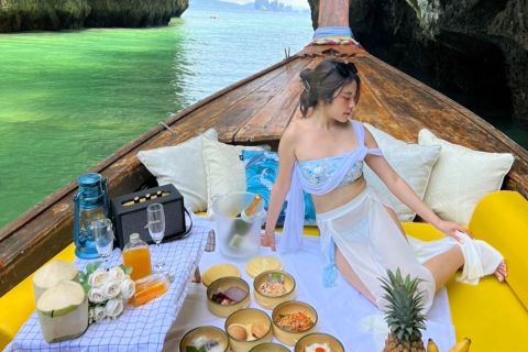 Khao Lak: Excursión Privada en Barco de Cola Larga a la Isla de James Bond
