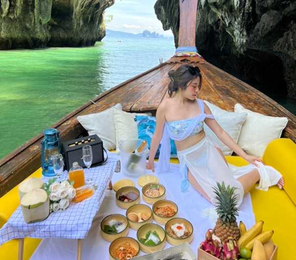 Khao Lak: gita privata in barca a coda lunga all'isola di James Bond