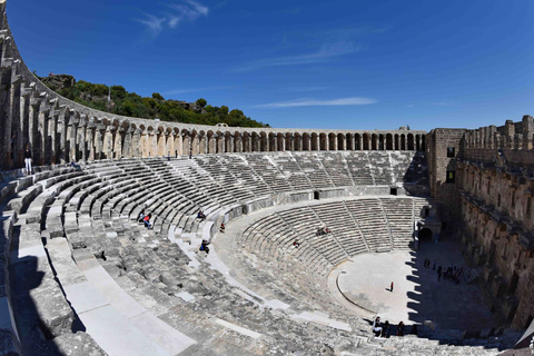 Alanya: tour privato di Perge, del Teatro di Aspendos e della città di Side