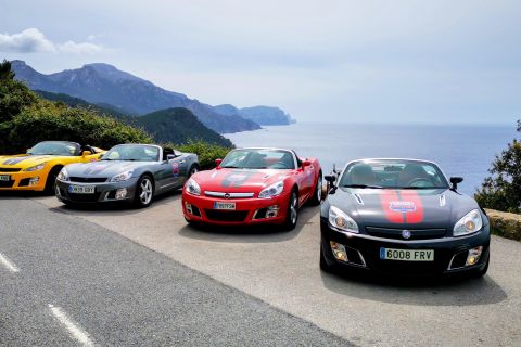 Mallorca: Retki (2,5h) cabrio GT -urheiluautolla 300CV