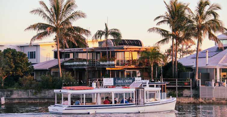 Mooloolaba: Sunshine Coast Krstarenje kanalom uz zalazak sunca