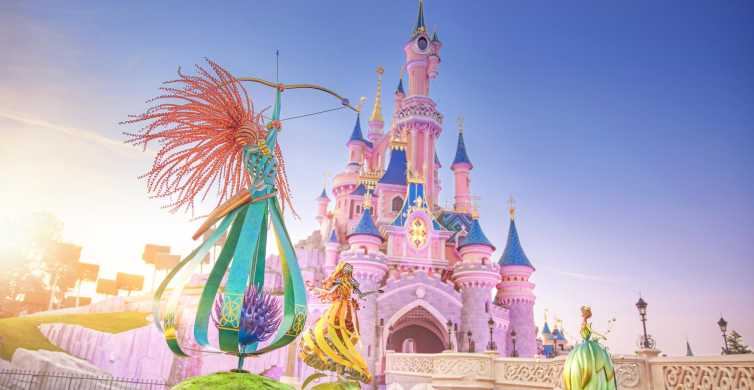 Paris: Biljett till Disneyland Paris med transfer från Paris