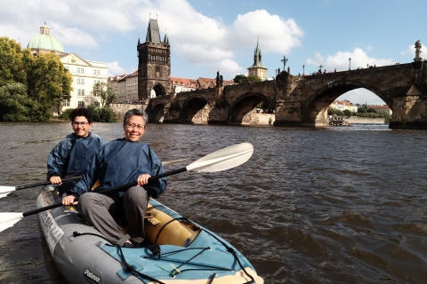 Praag: kanotocht door het stadscentrum