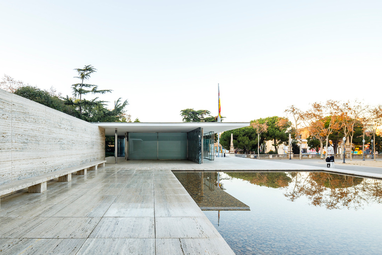 Barcelone : billet au Pavillon Mies van der Rohe, audioguide