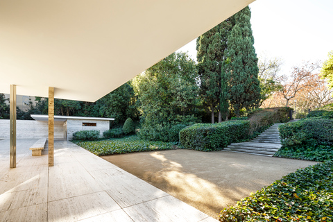 Barcelona: Mies van der Rohe Paviljoen Ticket en Audiogids