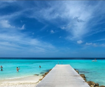 Willemstad: Guided Beach Hopping Tour by Bus or Jeep
