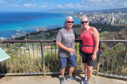 Honolulu: privé e-bike-rit en Diamond Head-wandeling