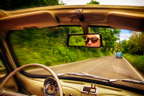 From Florence: Sunset Wine Tasting Tour in Vintage Car