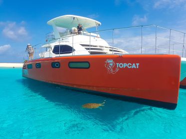 Willemstad: Klein Curaçao strandbåtcruise med åpen bar