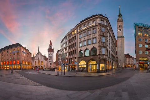 Múnich: Introducción a la ciudad Guía y audio en la aplicaciónMúnich: recorrido autoguiado por teléfono a pie por más de 10 puntos destacados de la ciudad