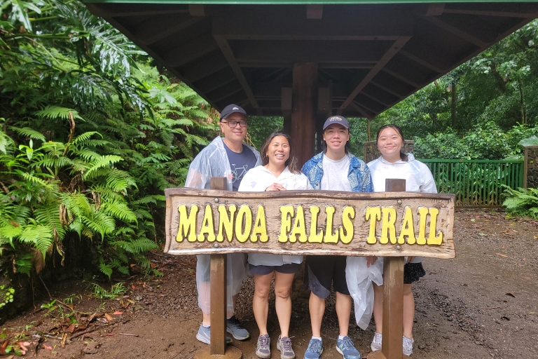 Desde Waikiki: paseo privado en bicicleta eléctrica y caminata por las cataratas Manoa