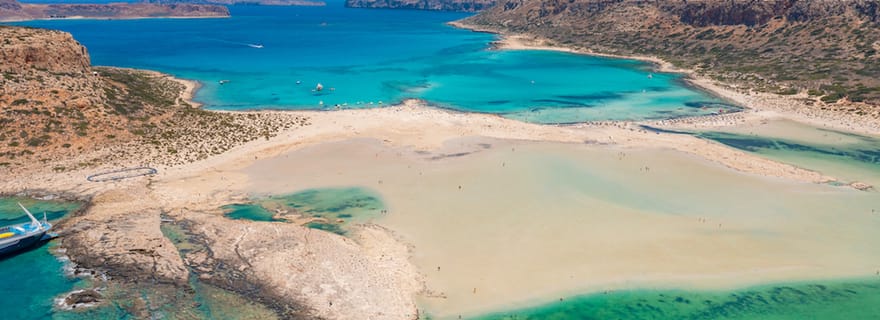 Au départ d'Héraklion : Croisière vers la lagune de Balos et la vieille ville de La Canée