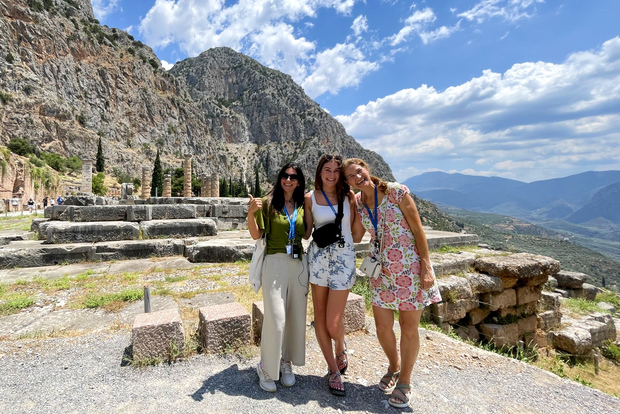 Aten: Delphi Oracle & Museum Tour med en licensierad guide