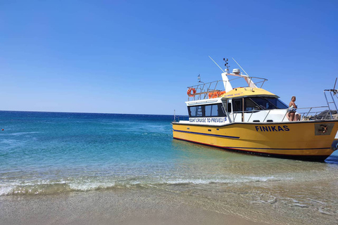 Heraklion: Preveli Palm Beach Boat Trip &amp; Rethymno Town TourPickup from Anisaras, Analipsi &amp; Gouves