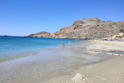 Heraklion: Preveli Palm Beach Boat Trip &amp; Rethymno Town TourPickup from Anisaras, Analipsi &amp; Gouves