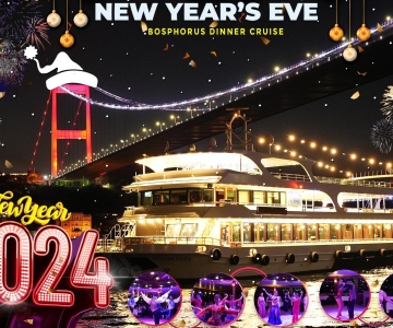 İstanbul New Years Eve Dinner Cruise Party / Private Table