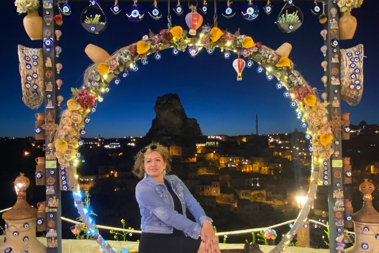 Tour serale e al tramonto in Cappadocia con cenaCappadocia Tour al tramonto e notturno con cena