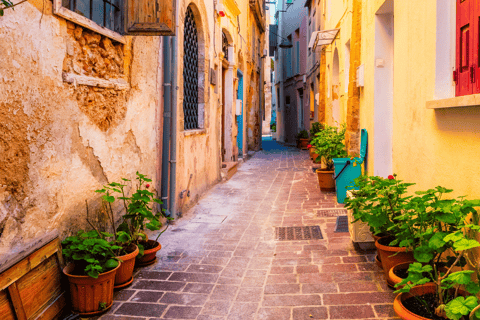 From Heraklion: Chania Town, Kournas Lake, and Rethymno TourGerman Tour: Pickup from Agia Pelagia, Lygaria