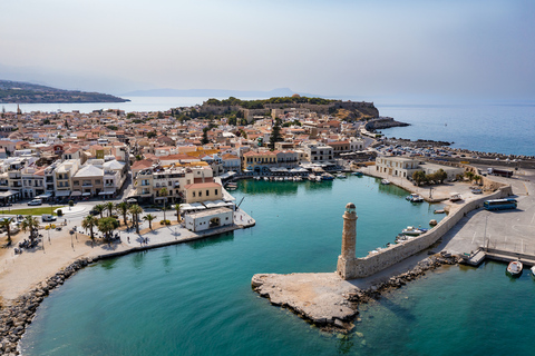 From Heraklion: Chania Town, Kournas Lake, and Rethymno TourGerman Tour: Pickup from Agia Pelagia, Lygaria