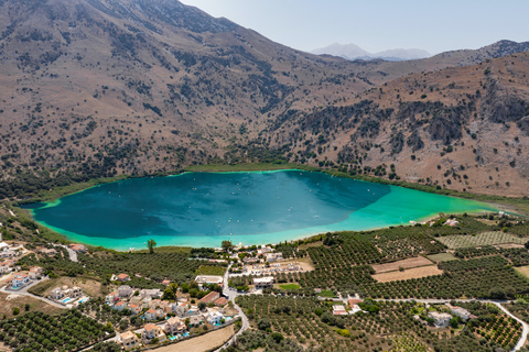 From Heraklion: Chania Town, Kournas Lake, and Rethymno TourGerman Tour: Pickup from Agia Pelagia, Lygaria