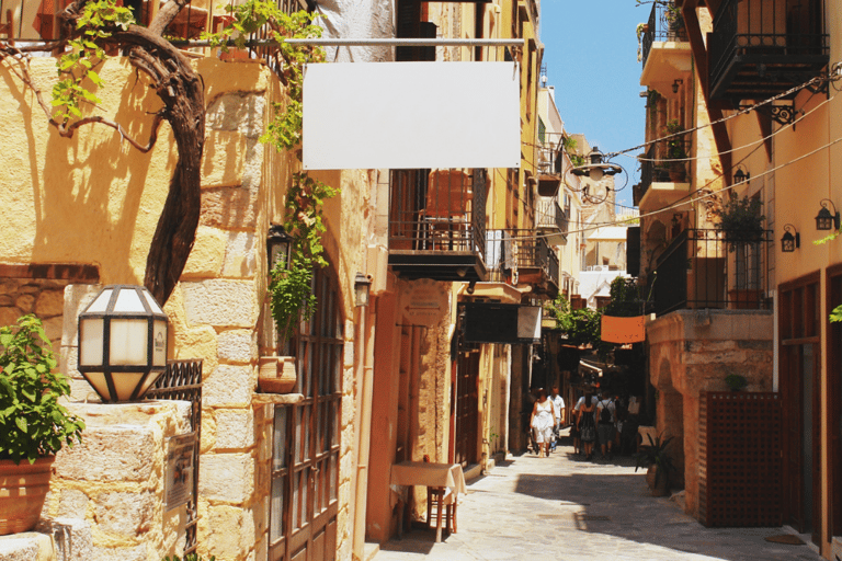 From Heraklion: Chania Town, Kournas Lake, and Rethymno TourGerman Tour: Pickup from Agia Pelagia, Lygaria