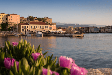 From Heraklion: Chania Town, Kournas Lake, and Rethymno TourGerman Tour: Pickup from Agia Pelagia, Lygaria