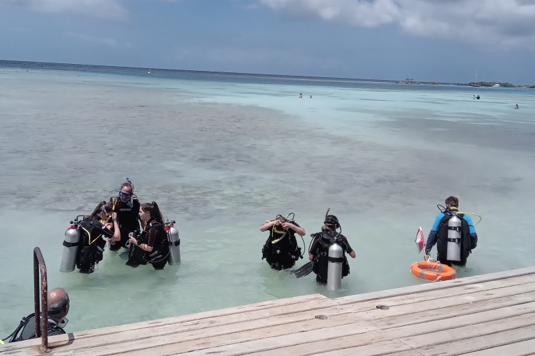 Aruba : Mangel Halto Reef & Hole in the Wall Shore Scuba Dive (Plongée sous-marine sur le récif de Mangel Halto et le trou dans le mur)