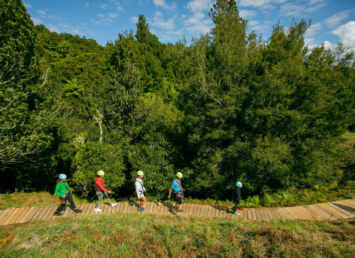 Okere Falls: Zipline over vandfald: Oplevelse