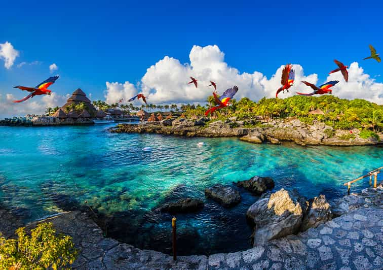 playa del carmen to xcaret park