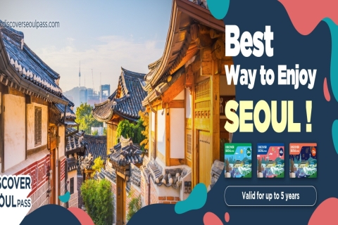Séoul : City Pass et carte de transport avec 100  attractionsPass découverte 72 h à récupérer à Myeongdong