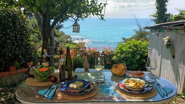 Visit Recco Cooking Class with Market Visit and Sea Views in Sestri Levante
