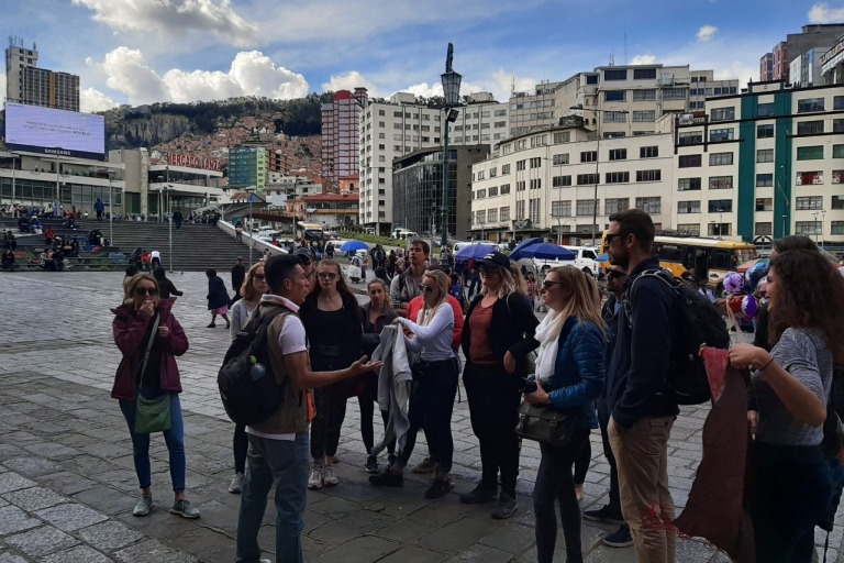 La Paz: visite à pied des points forts de la ville avec trajet en téléphériqueVisite de 15 h 00