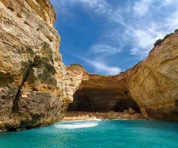 From Albufeira: Speedboat Day Trip with Benagil Caves Sunset