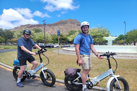 Honolulu: balade panoramique en vélo électrique Diamond Head