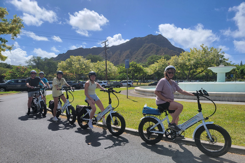 Honolulu: balade panoramique en vélo électrique Diamond Head