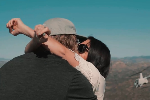 جولة رومانسية بطائرة هليكوبتر في لوس أنجلوس مع هبوط جبليجولة الغروب