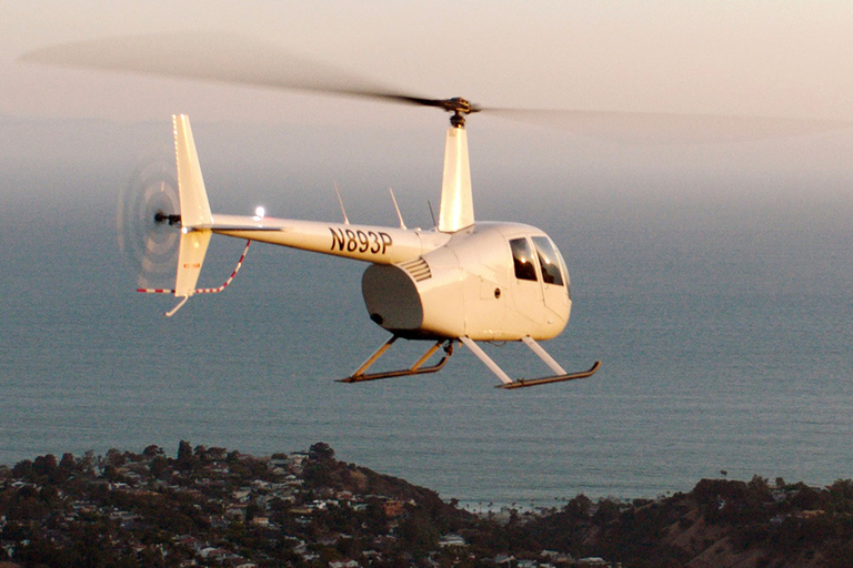 جولة رومانسية بطائرة هليكوبتر في لوس أنجلوس مع هبوط جبليجولة الغروب