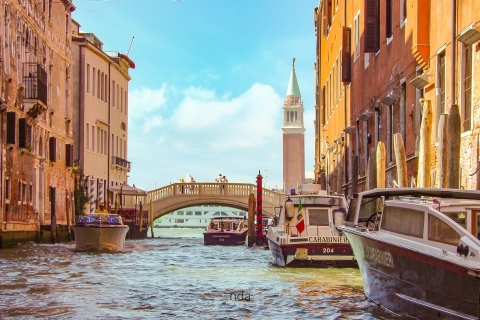 Venise : guide et audio intégrés à l'introduction de la villeVenise : guide de présentation de la ville sur smartphone
