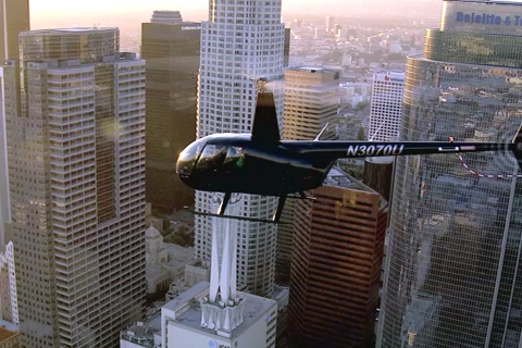 Los Angeles: Śmigłowiec lądowania w śródmieściu