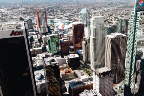 Los Angeles: Helikopter-Flug durch Downtown