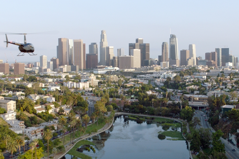 Los Angeles: Helikopter-Flug durch Downtown
