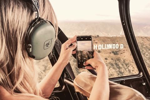 Tour in elicottero di 10 minuti sulla scritta Hollywood