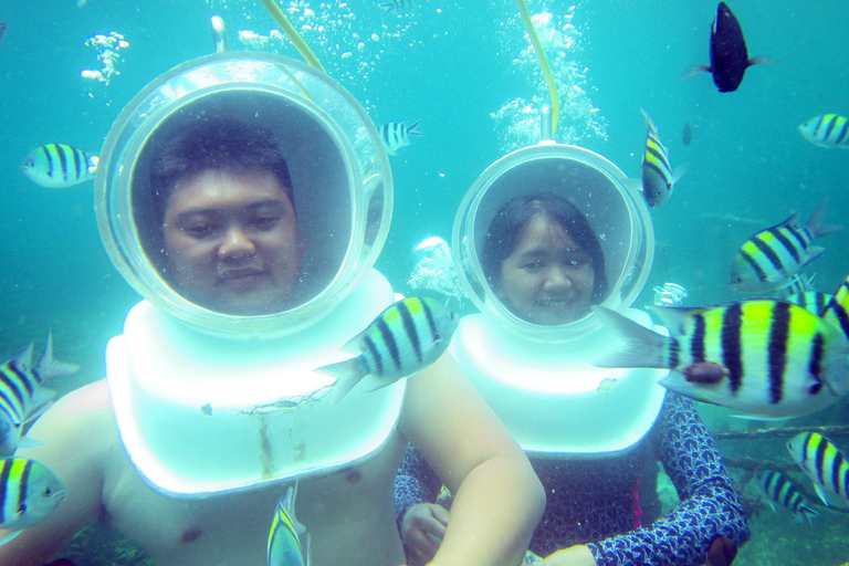 Bali: Sea Walker Under Water Experience Bali: Fish Sighseeing and Feeding Under Water Experience