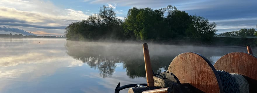Croisière sur la Loire au lever du soleil à Saumur