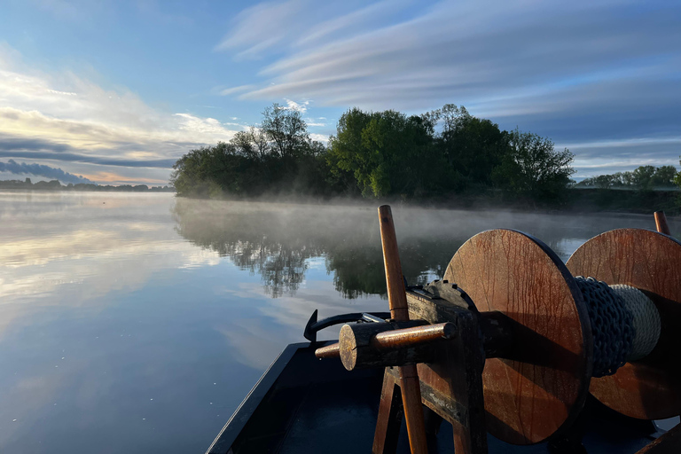 Cruise op de Loire bij zonsopgang in Saumur