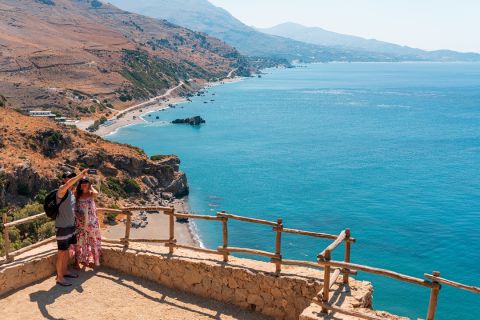 From Heraklion: Preveli Tropical Beach and Palm Forest