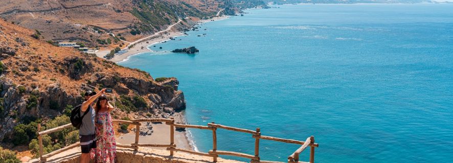 Heraklion: Preveli Tropical Beach and Palm Forest Day Trip